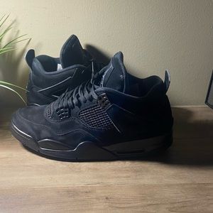 MENS JORDAN 4 BLACK CATS